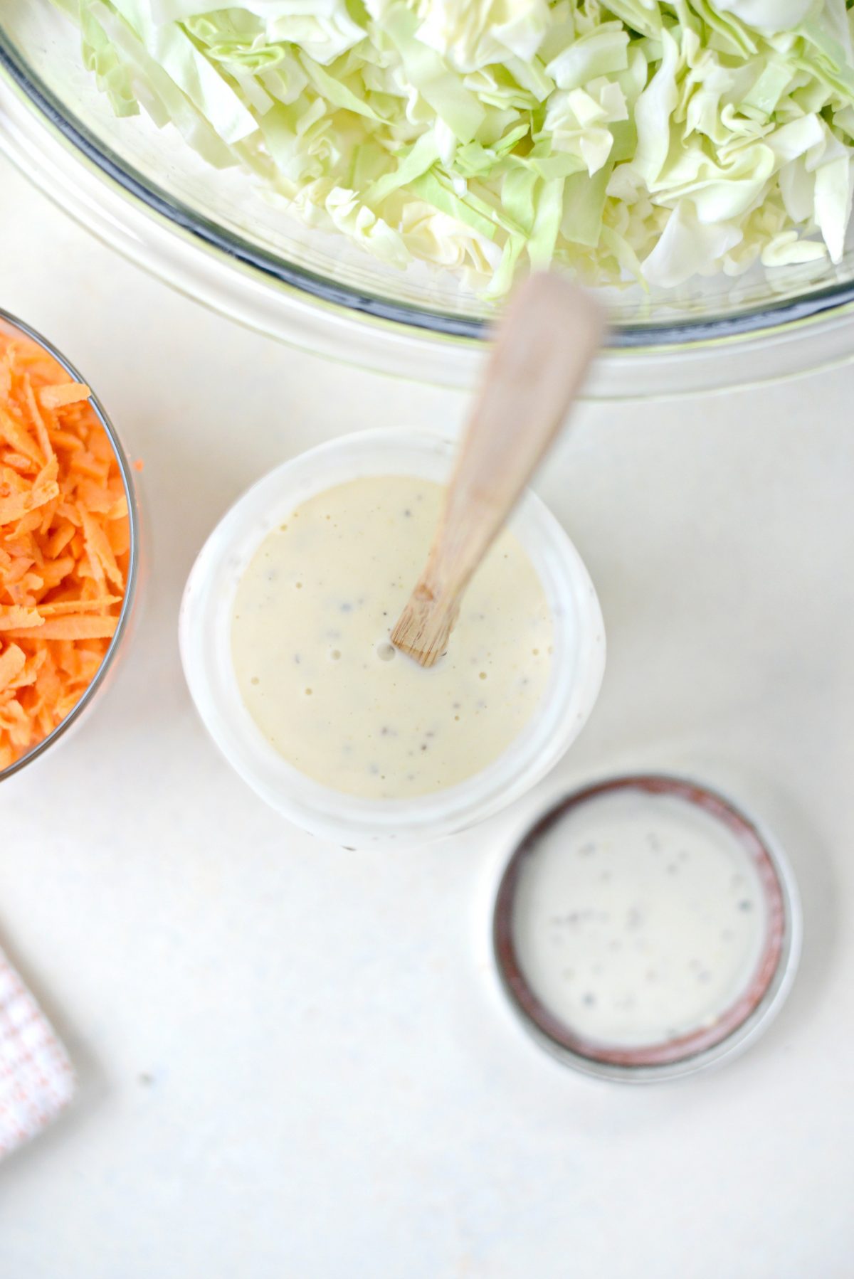 Homemade coleslaw dressing