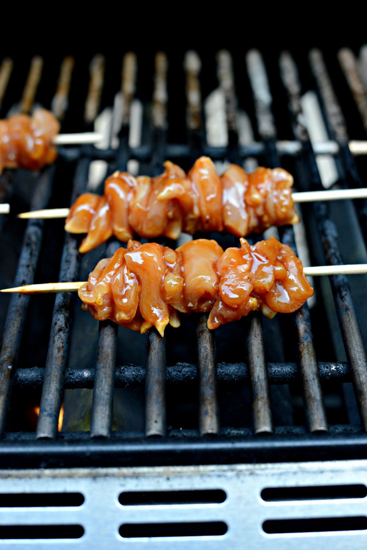 grill chicken skewers