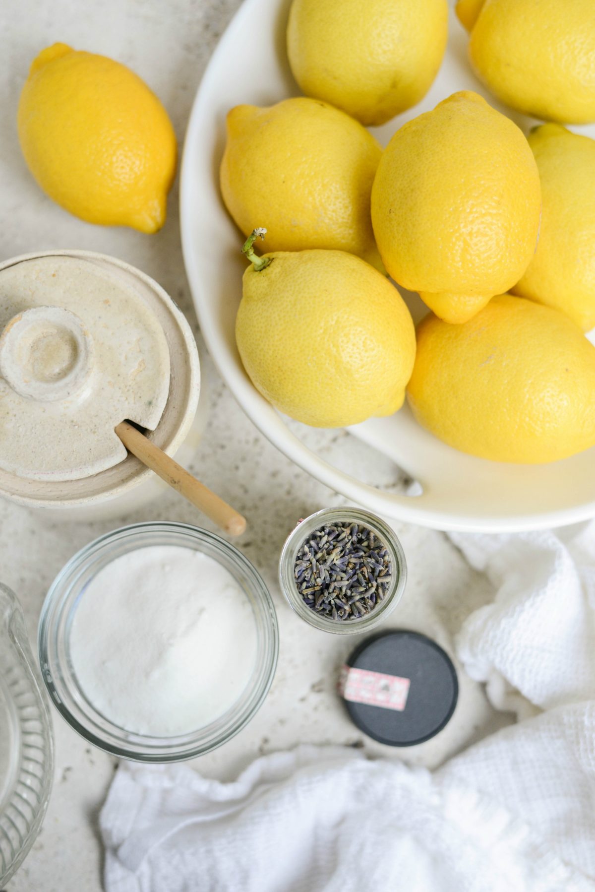 Honey Lavender Lemonade ingredients