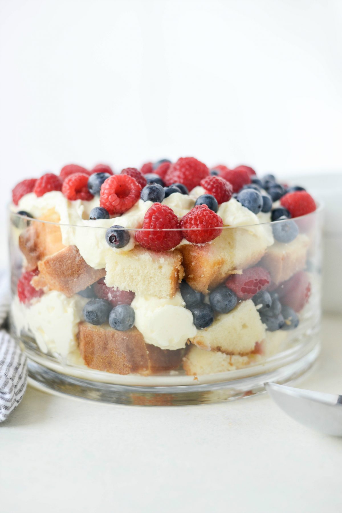 Red White and Blue Trifle