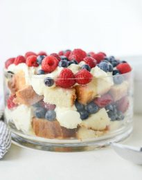 Red White and Blue Trifle