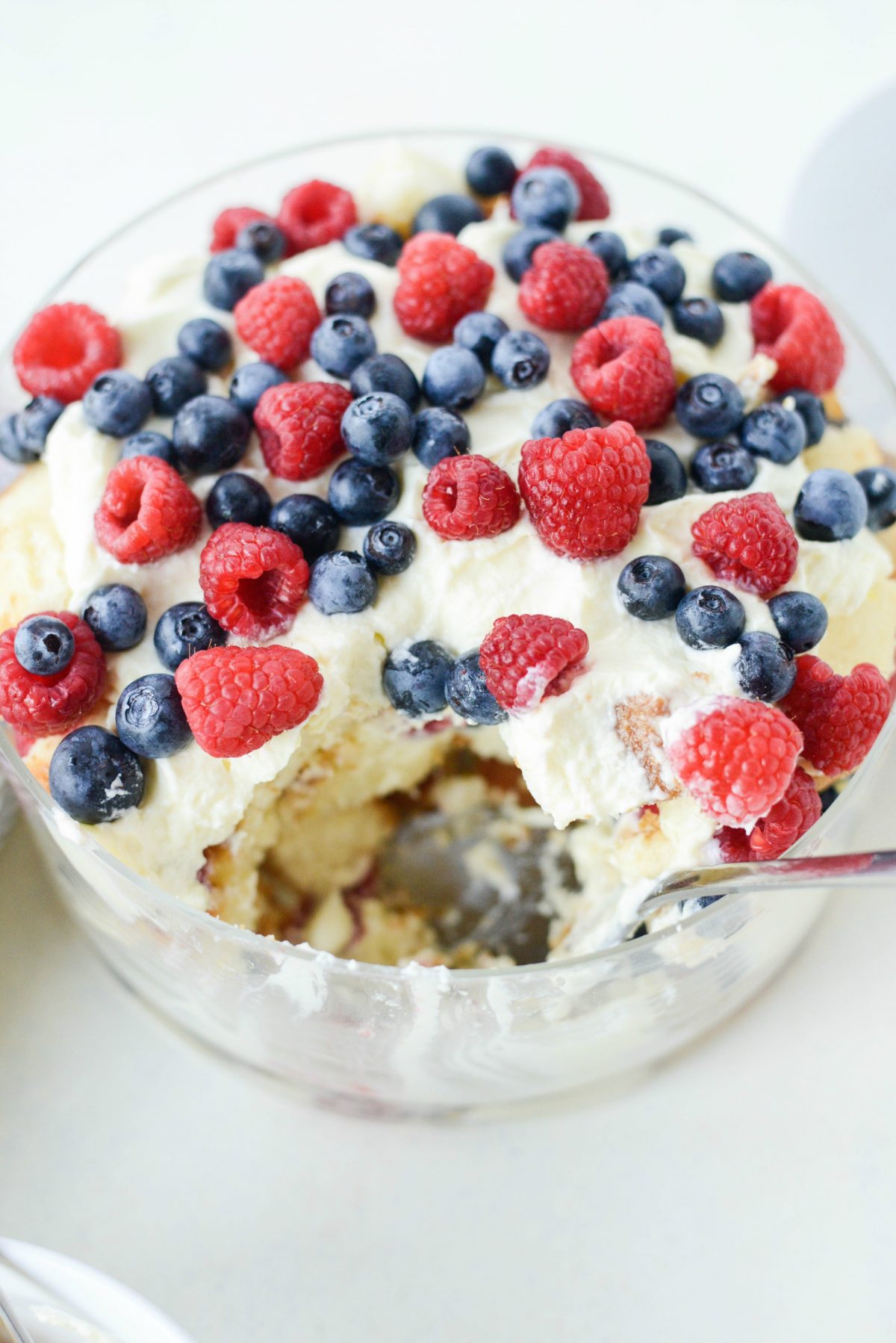 Red White and Blue Trifle