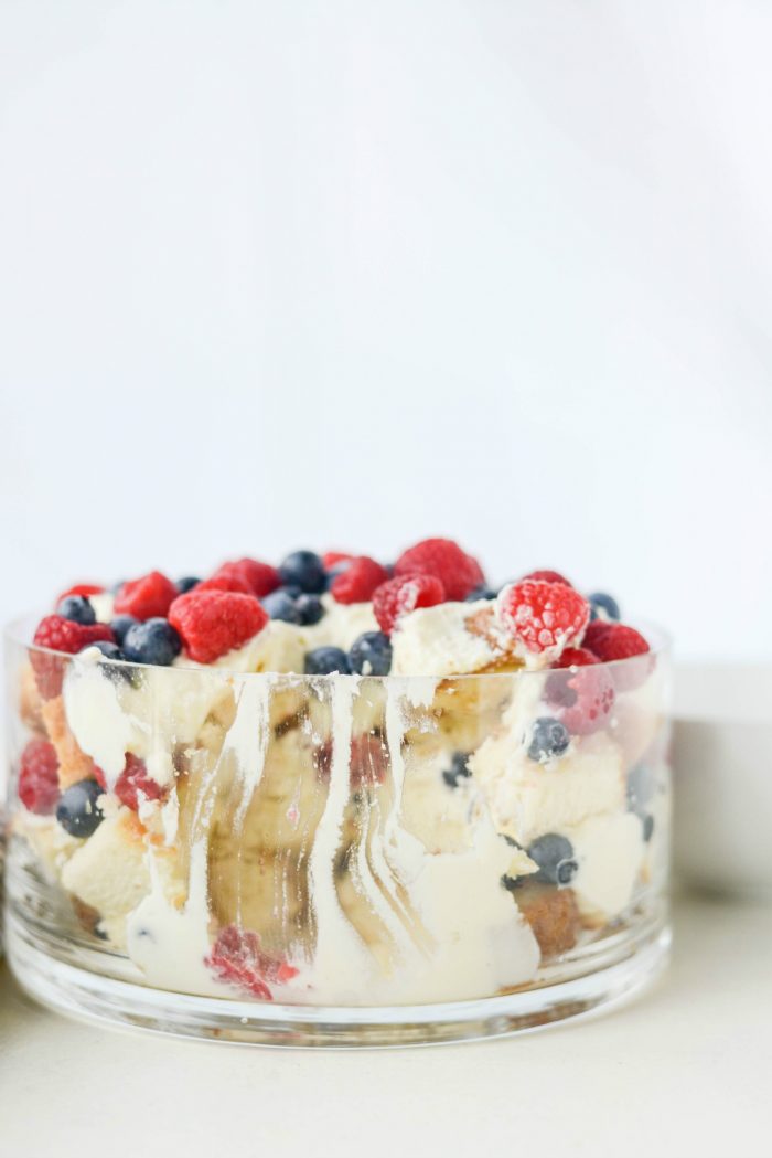 Red White and Blue Trifle