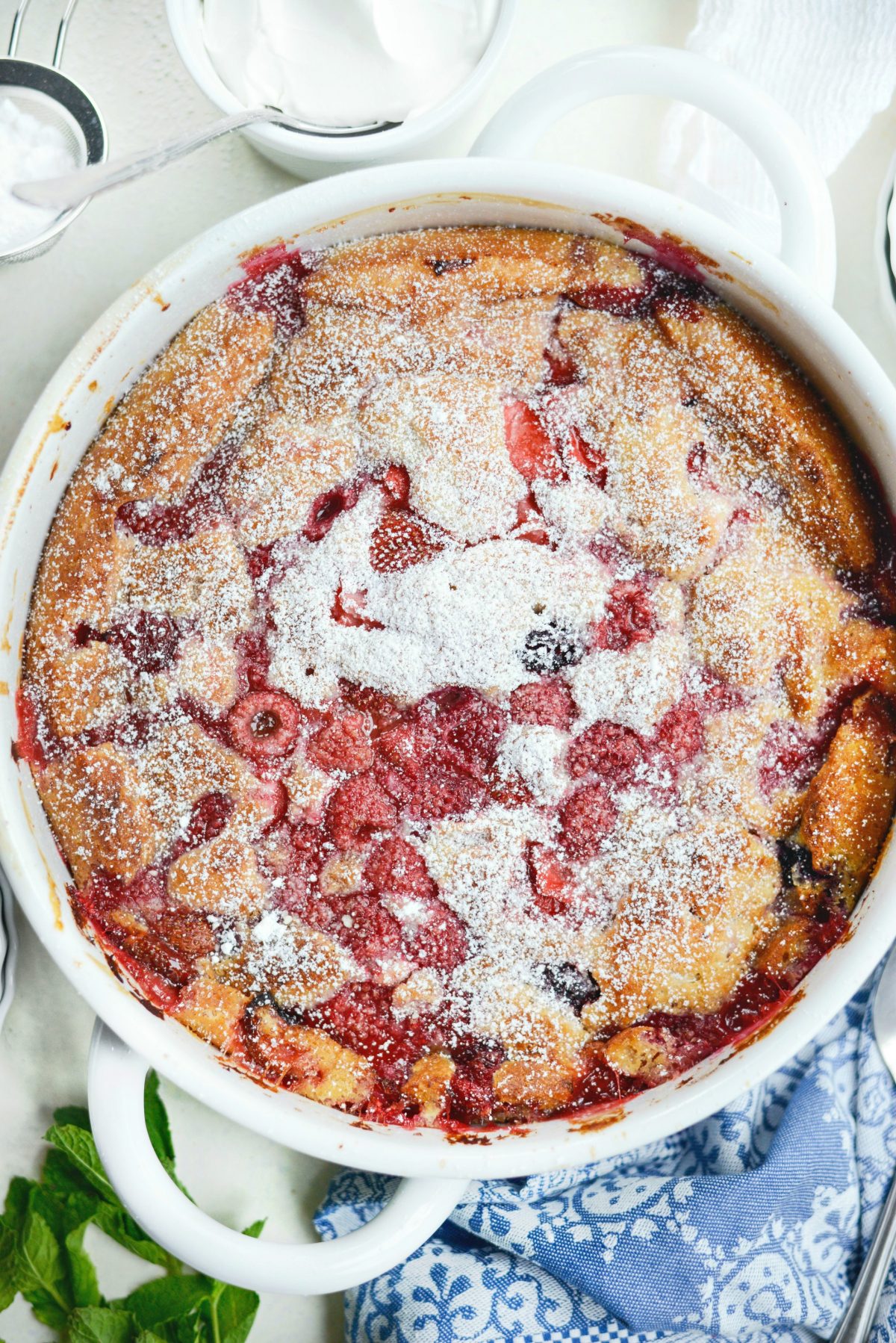 Triple Berry Cobbler