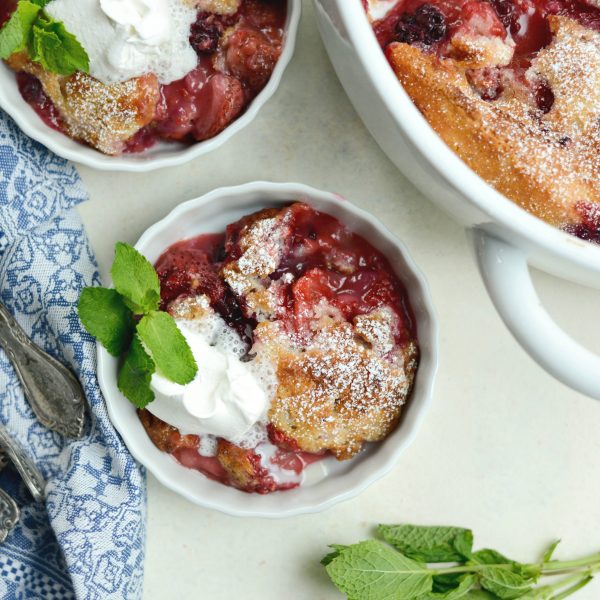 Triple Berry Cobbler Simply Scratch