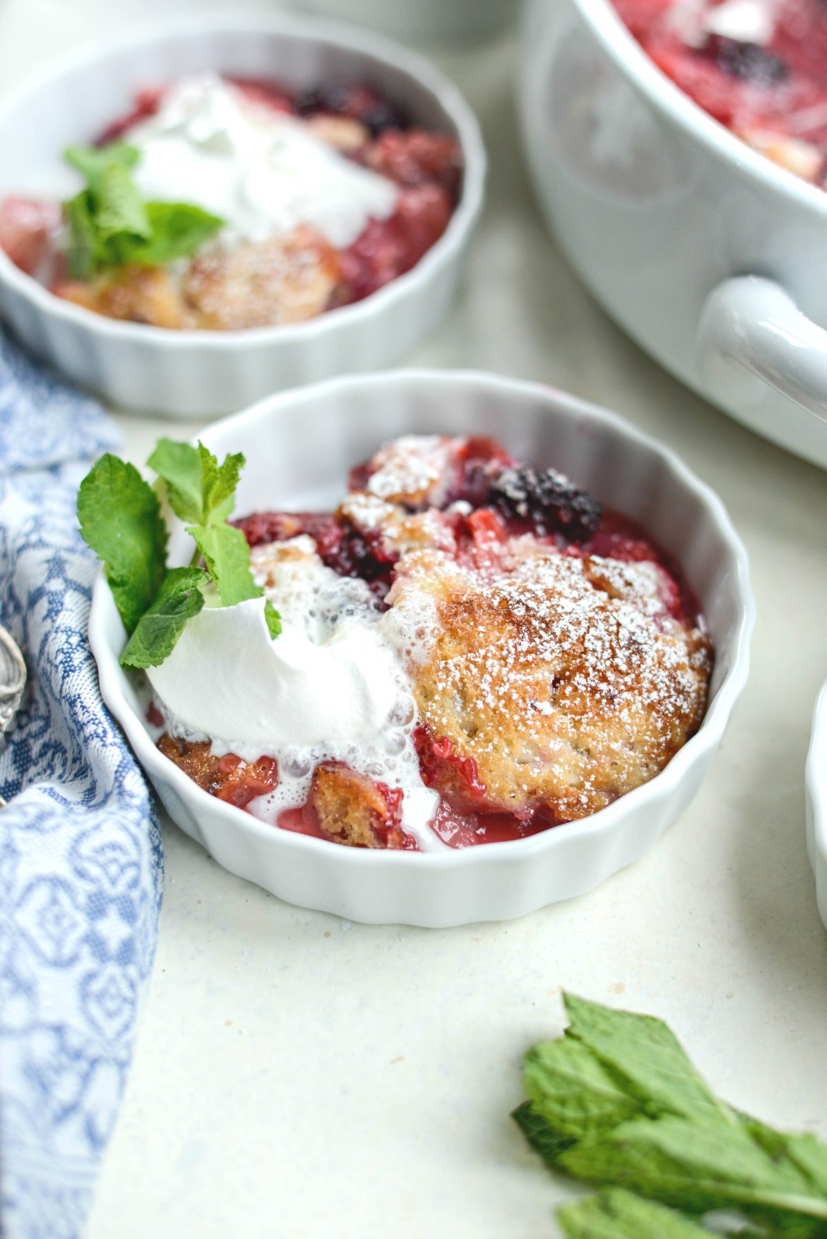 Triple Berry Cobbler