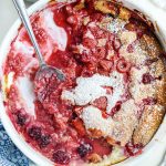 Triple Berry Cobbler