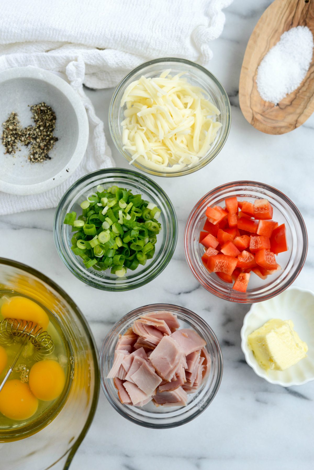 Western Frittata prep