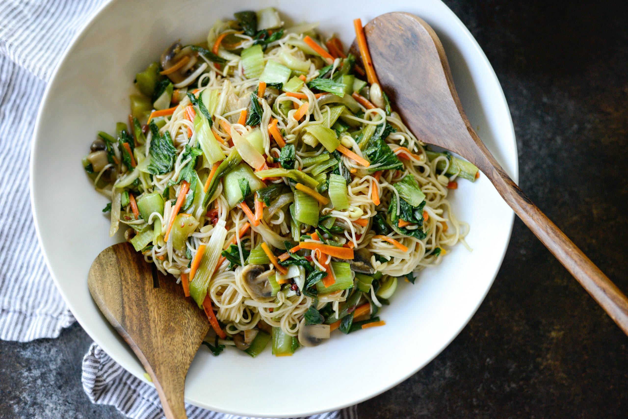 Chinese Vegetable Noodle Stir-Fry - Simply Scratch