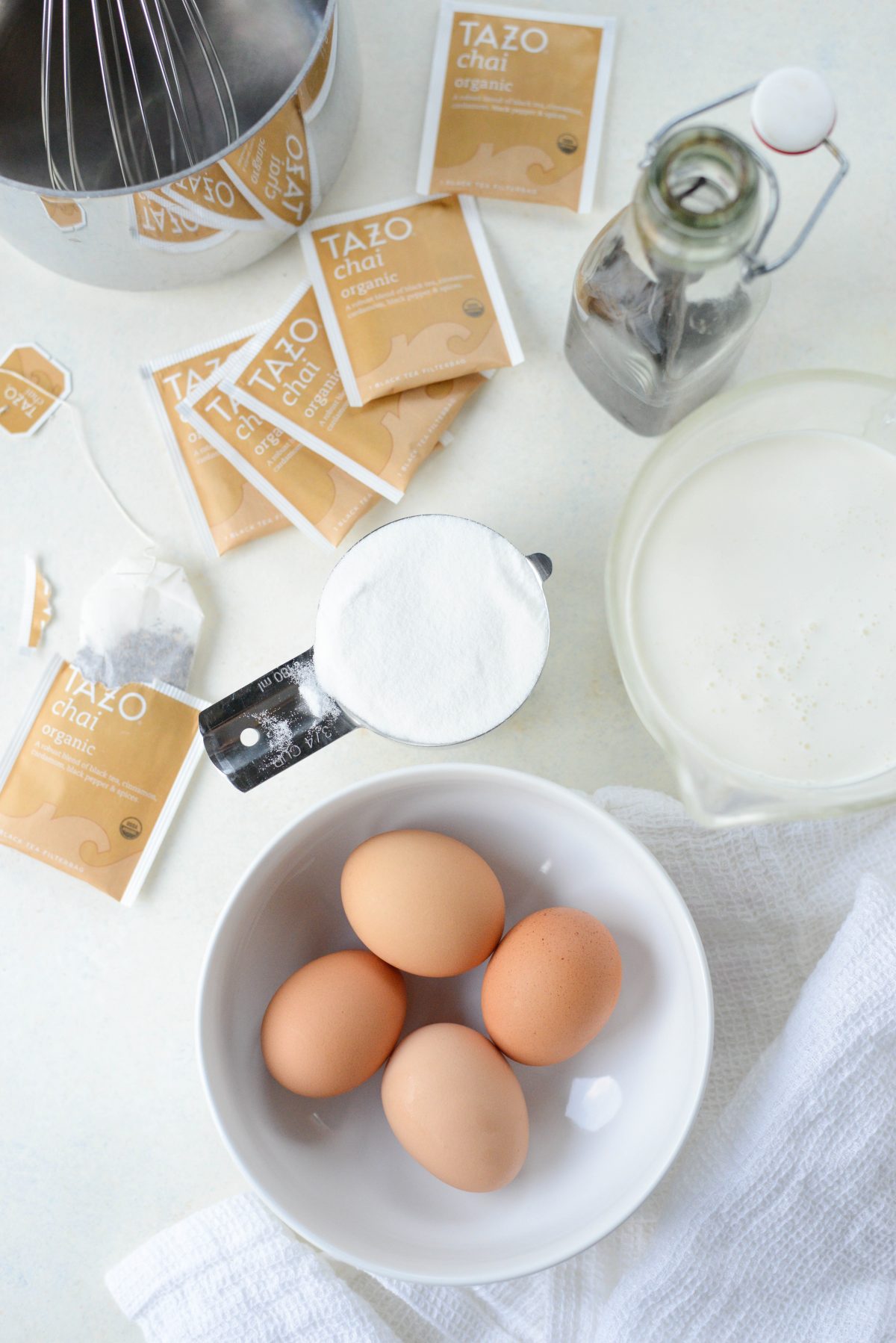 Vanilla Chai Ice Cream ingredients