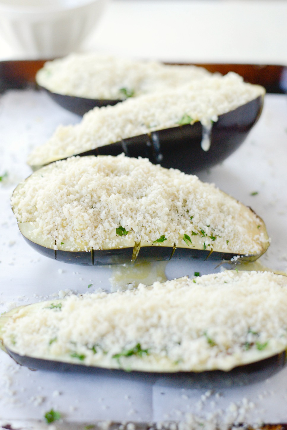 top with pecorino breadcrumbs