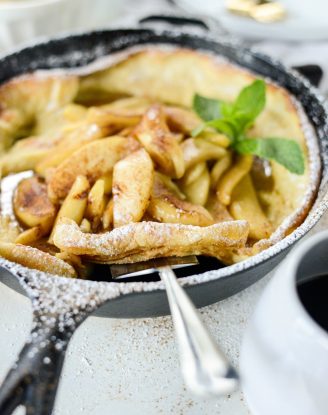 Caramelized Apple Dutch Baby