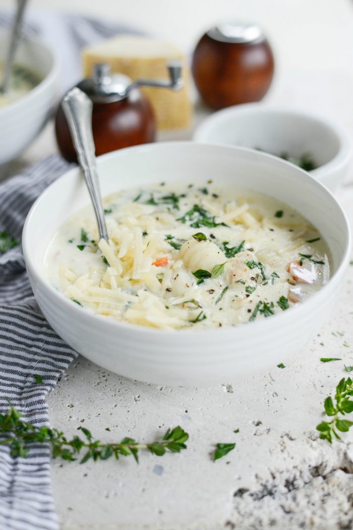 Creamy Chicken Gnocchi Soup