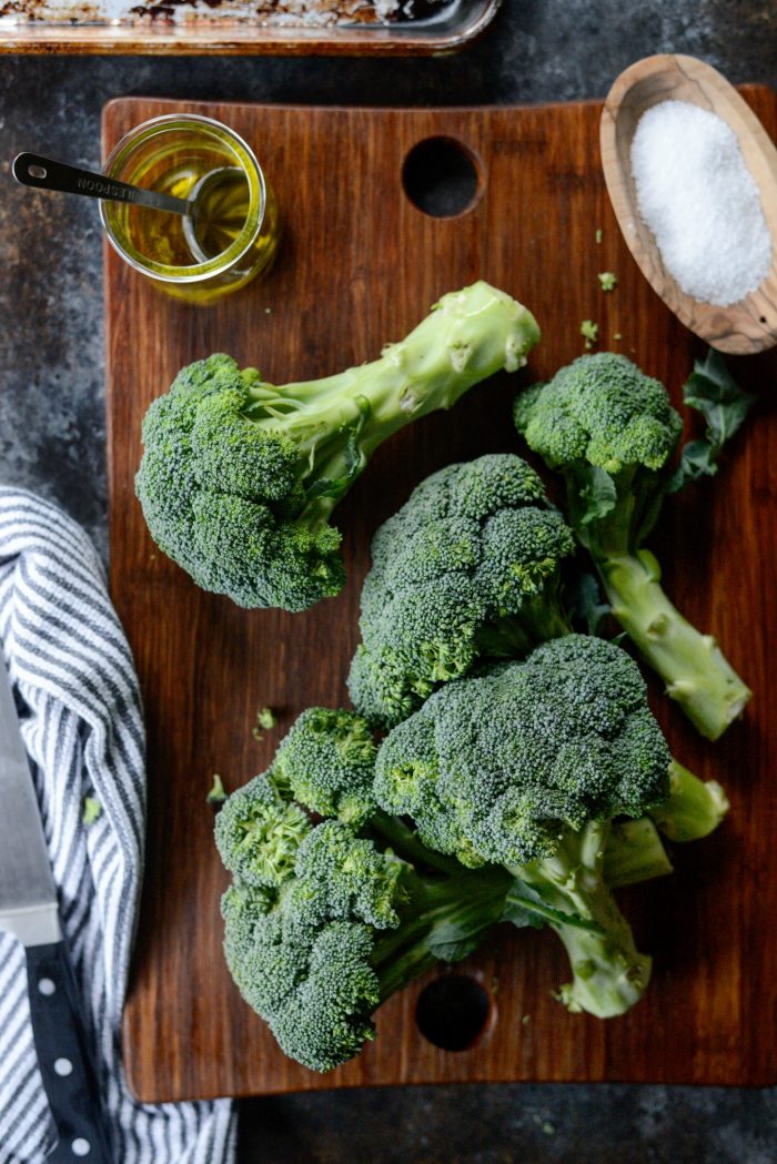 ingredients for The Best 10-Minute Roasted Broccoli Recipe