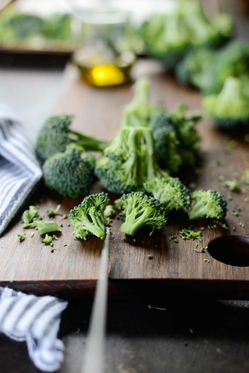 bite-size broccoli florets