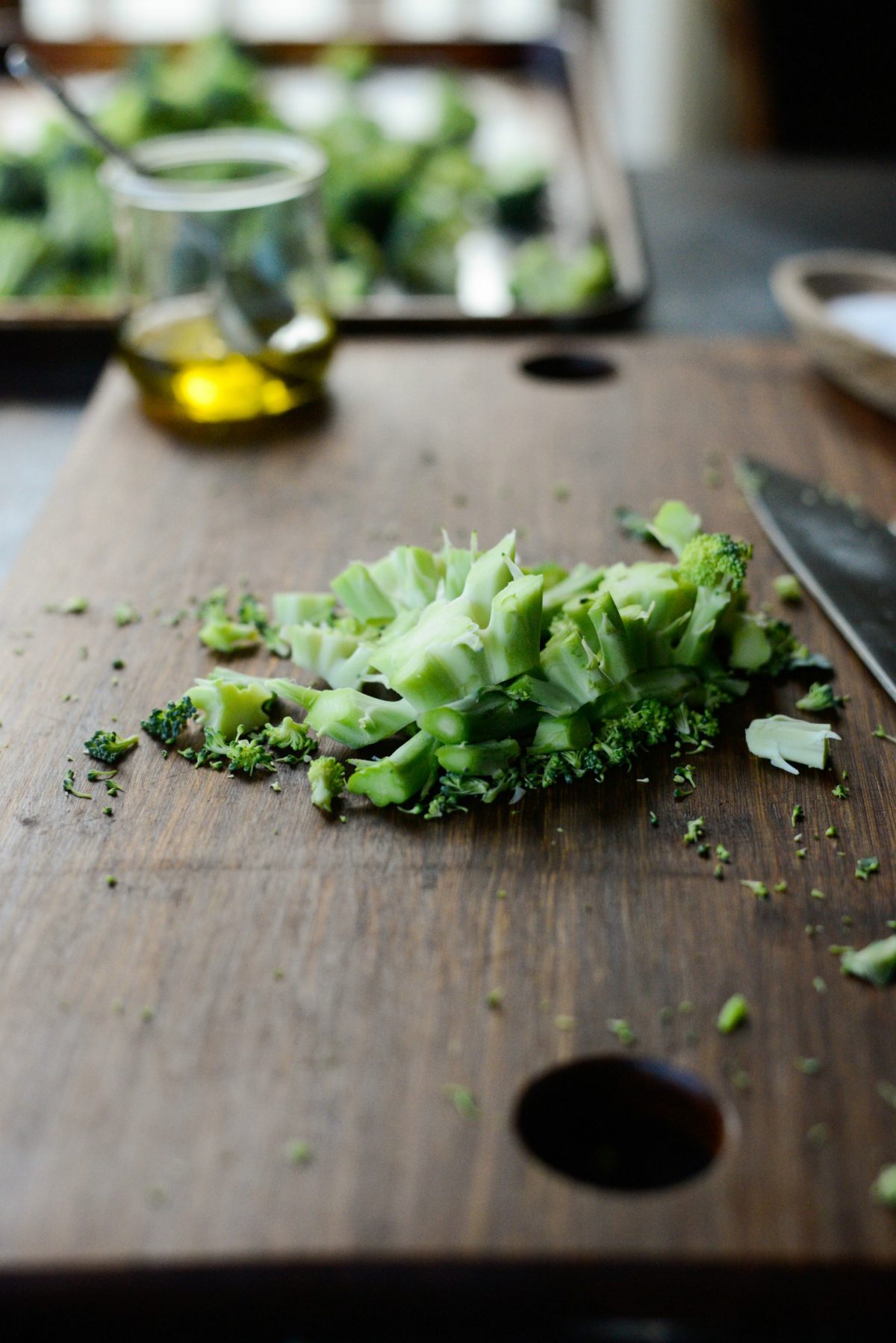 broccoli scraps