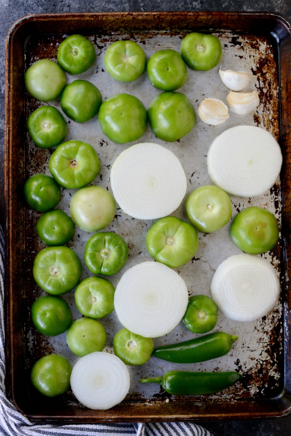 veggies on sheet pan