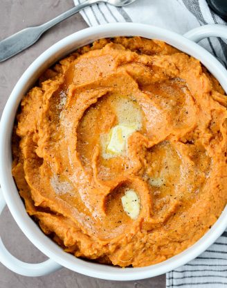 Roasted Maple Sweet Potato Mash