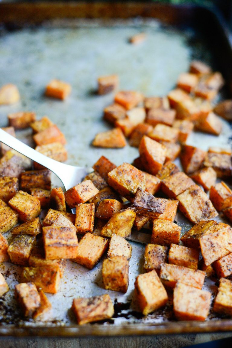 Sweet Potato Wild Rice Arugula Salad Simply Scratch