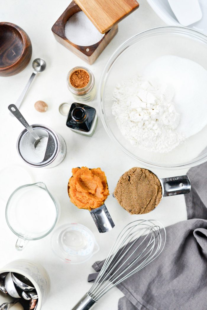 Warm Pumpkin Pudding Cake ingredients