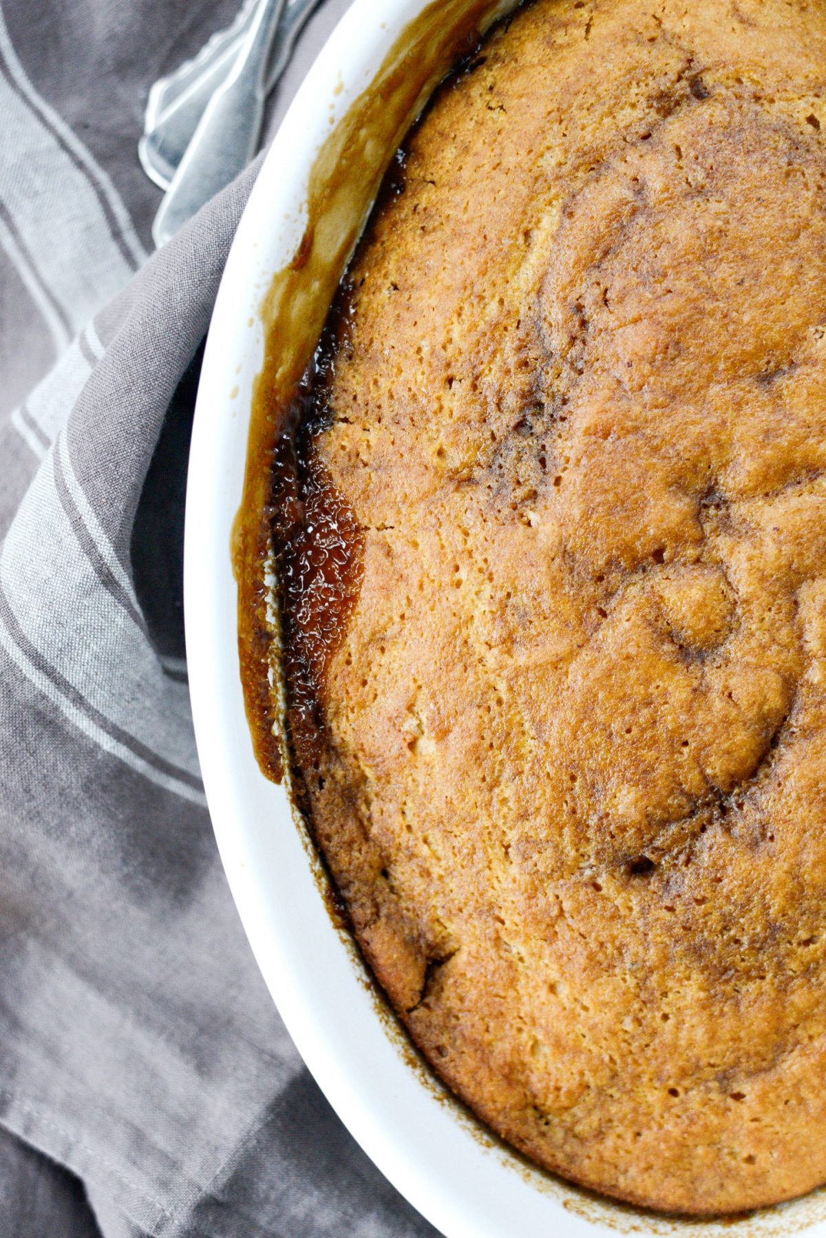 Warm Pumpkin Pudding Cake 