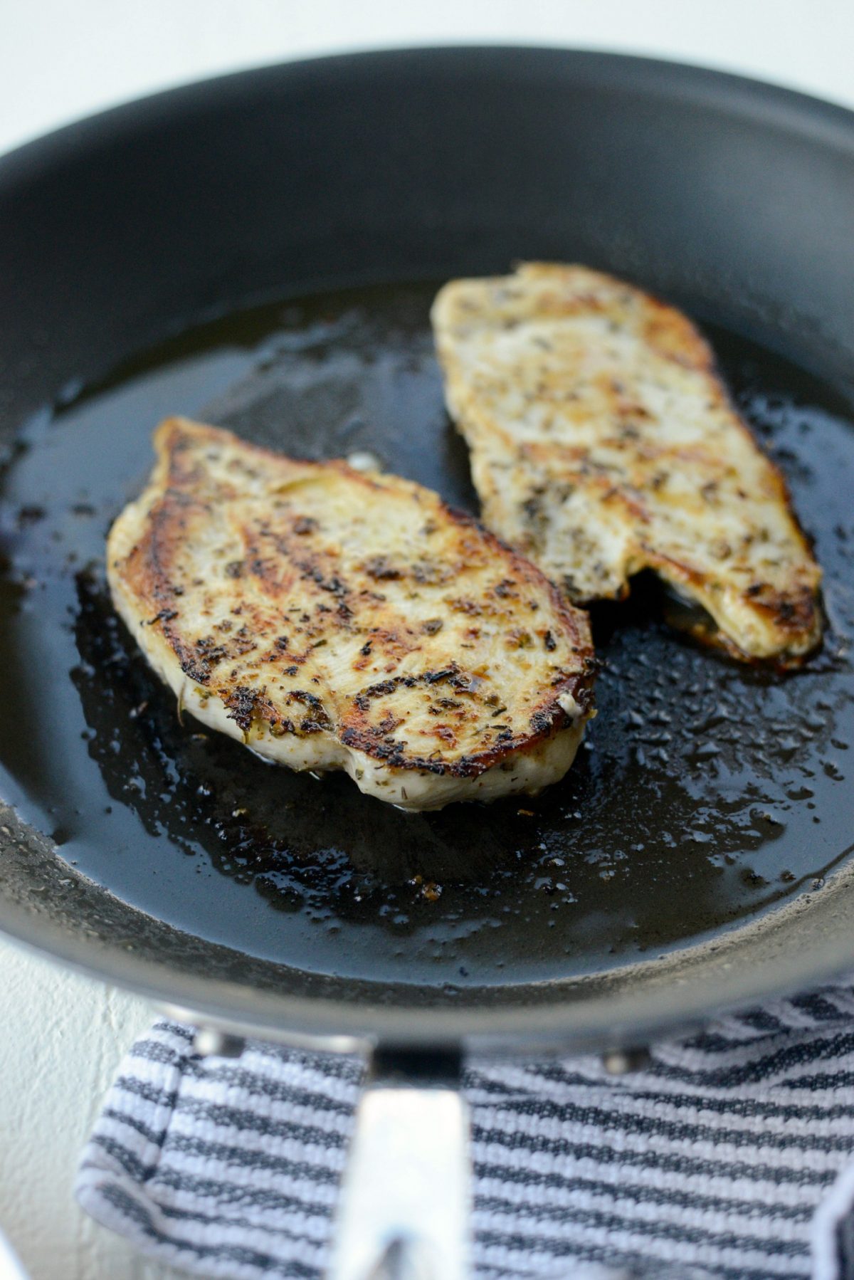 sear in pan