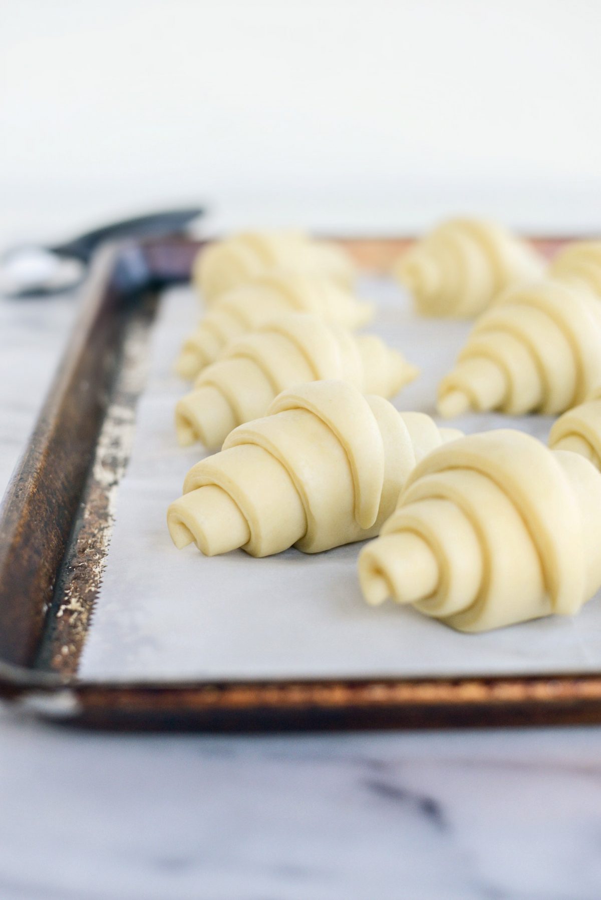 risen croissants