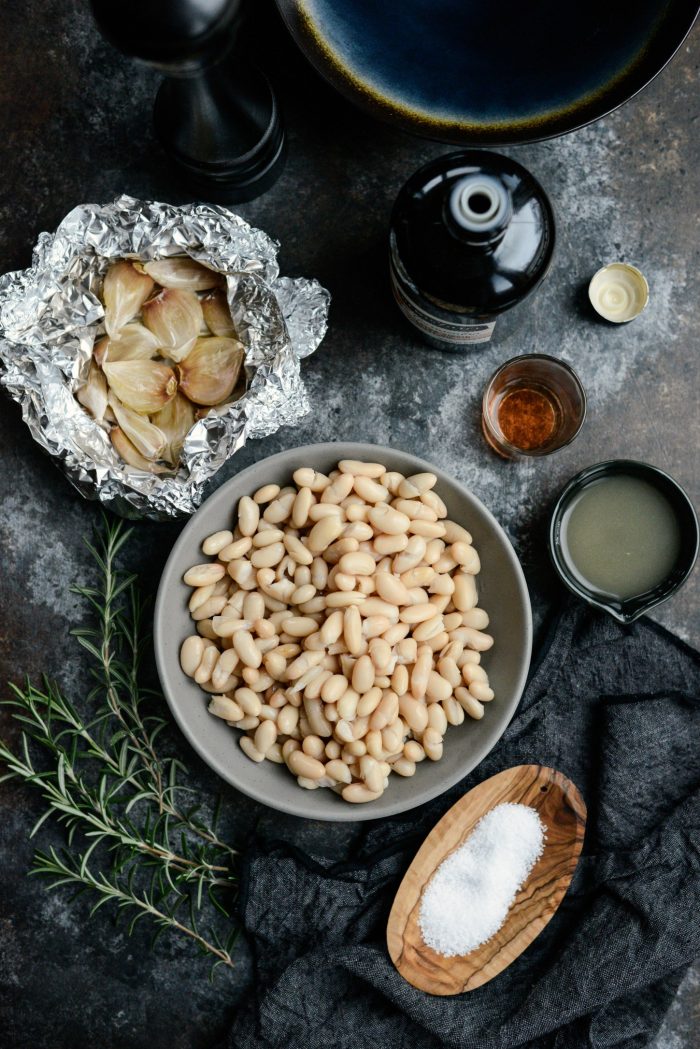 ingredients Roasted Garlic and Rosemary White Bean Dip