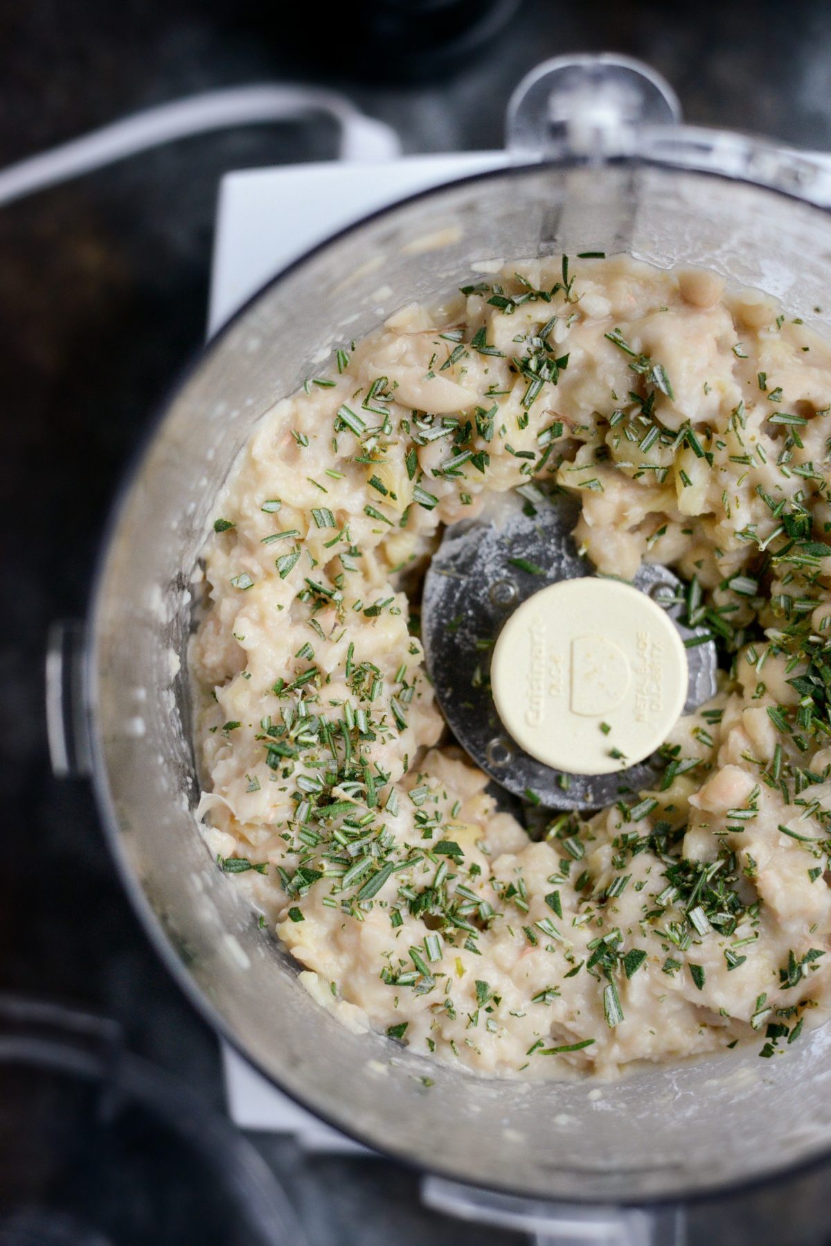 pulse and add chopped rosemary