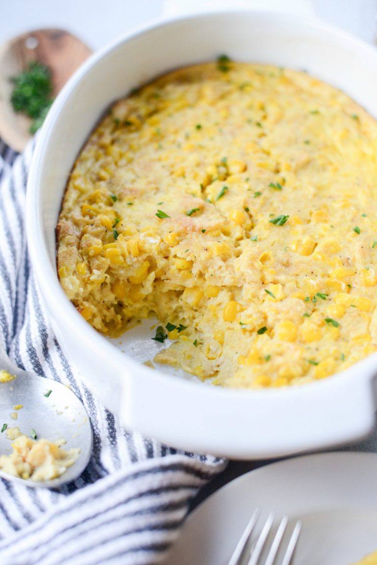 Midwestern Scalloped Corn And Sausage Casserole