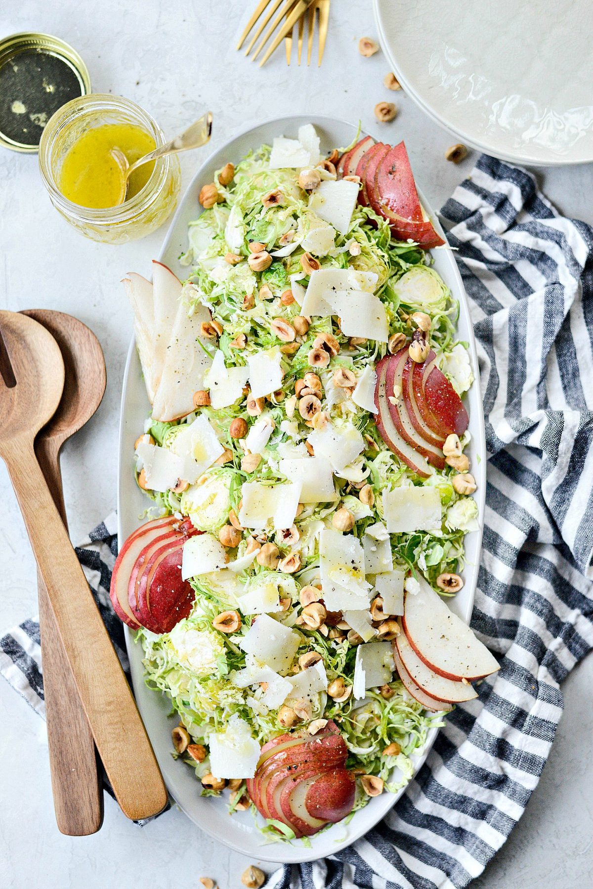 Shaved Brussels Sprout Salad