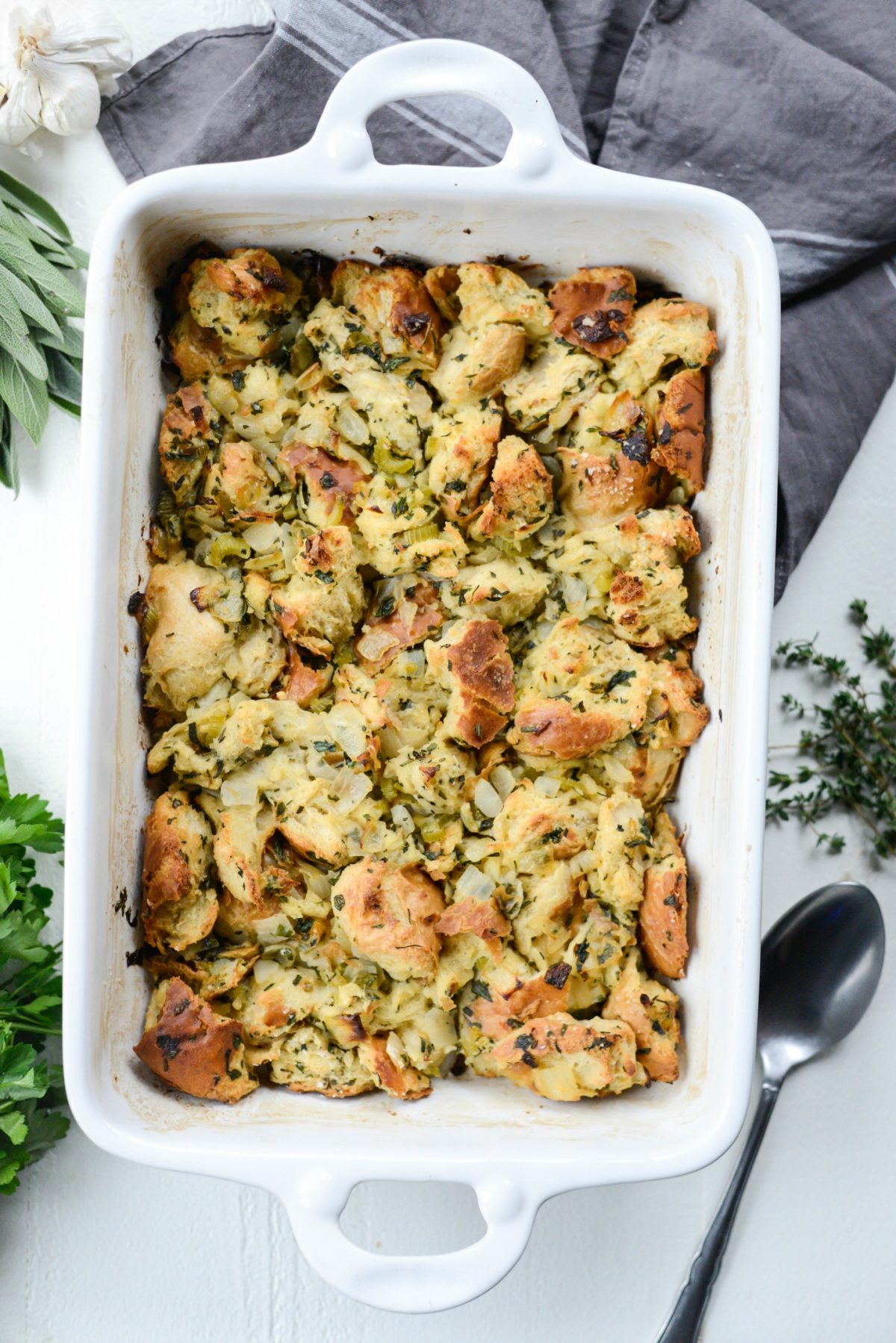 Simple Herb Sourdough Dressing