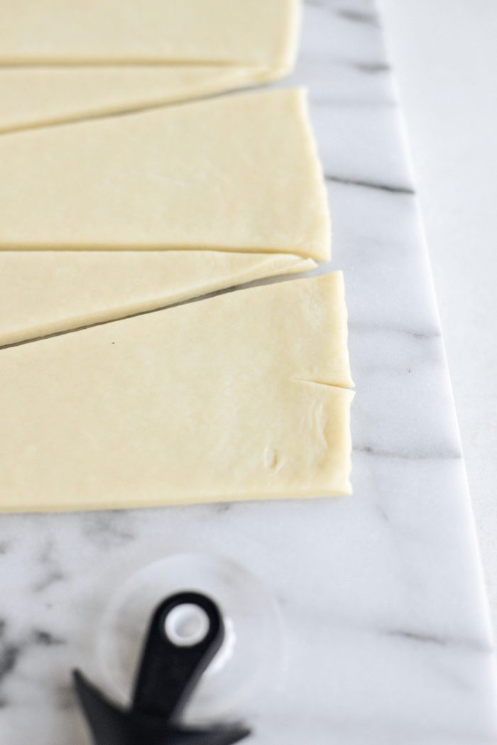 make a notch on the wide side