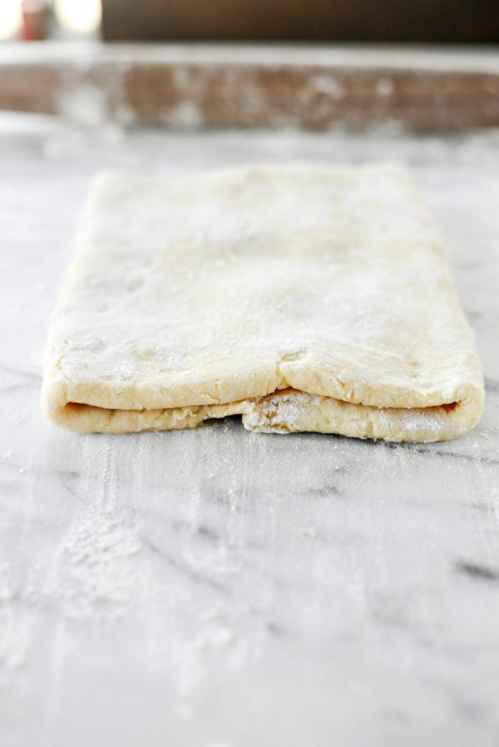 flip dough so it is seam side down