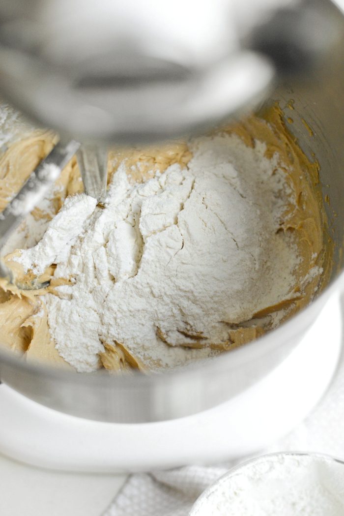 gradually add dry ingredients