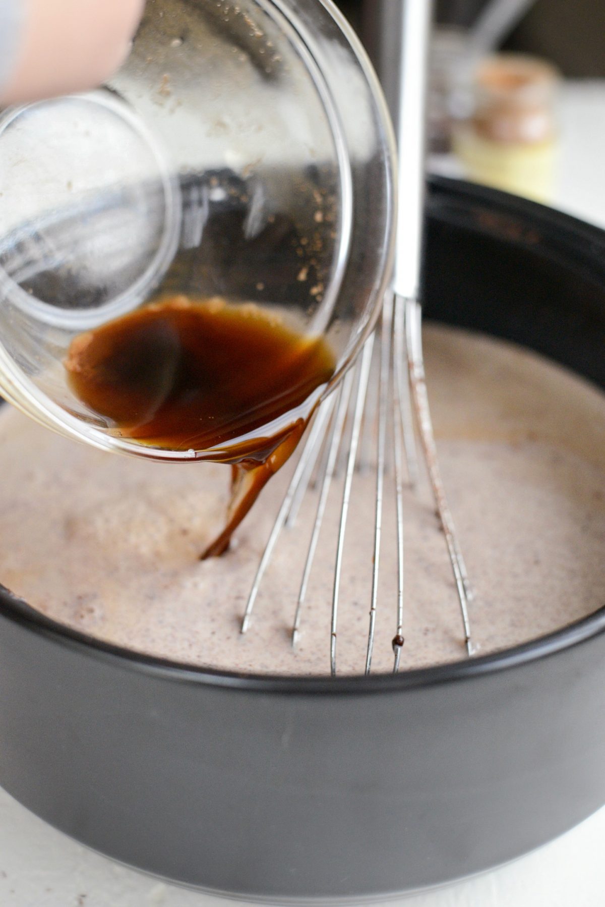 Add in the espresso mixture.