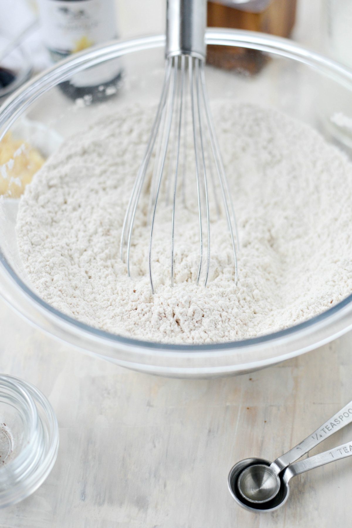 whisked dry ingredients