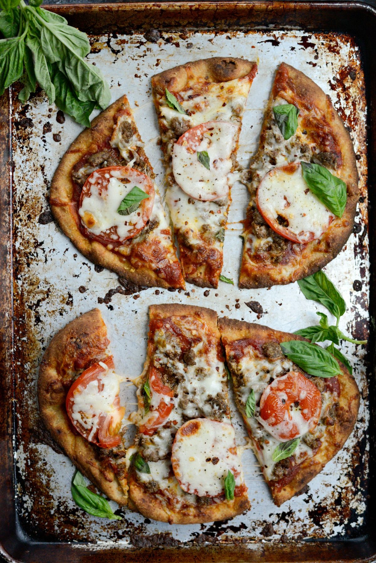 Lebanese Margherita Lamb Pizza 