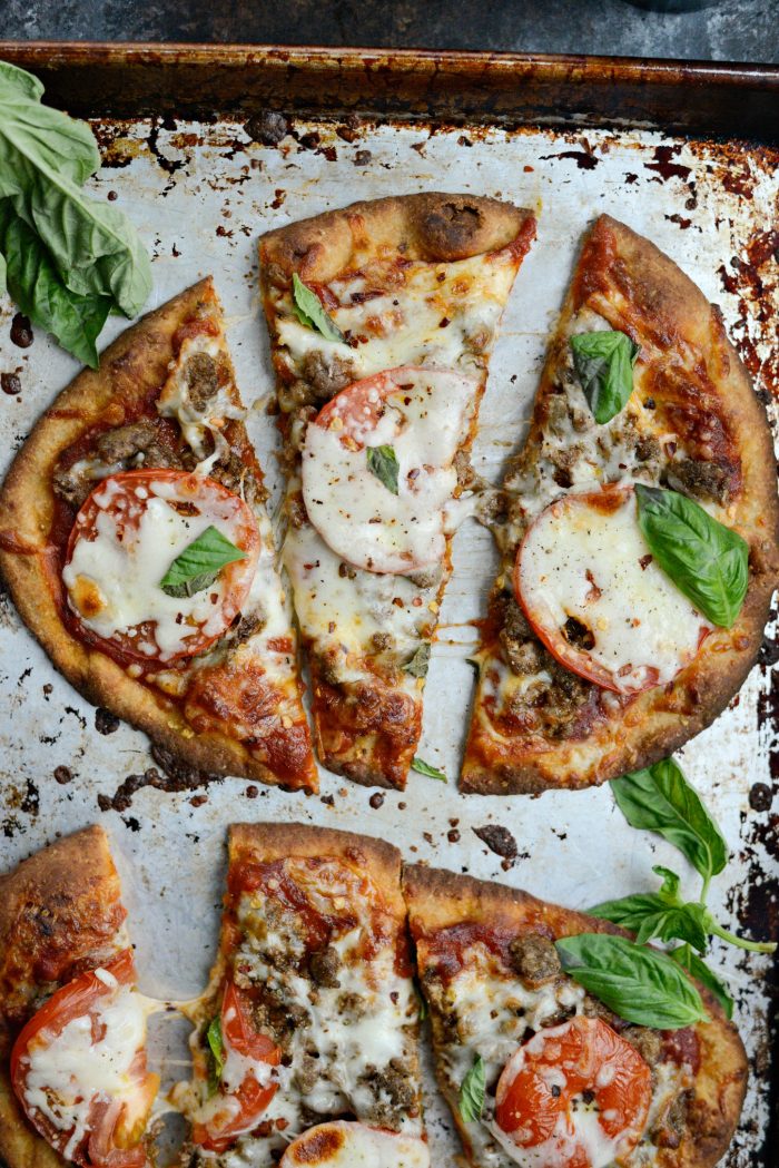 Lebanese Margherita Lamb Pizza