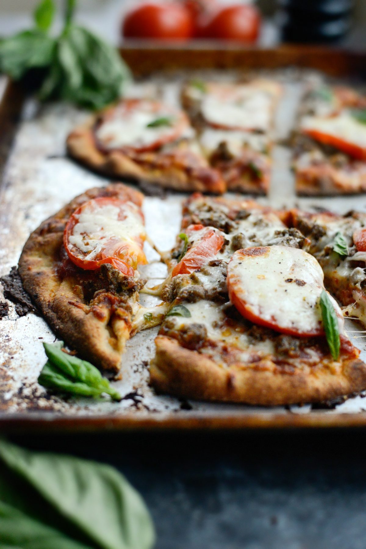 Lebanese Margherita Lamb Pizza 