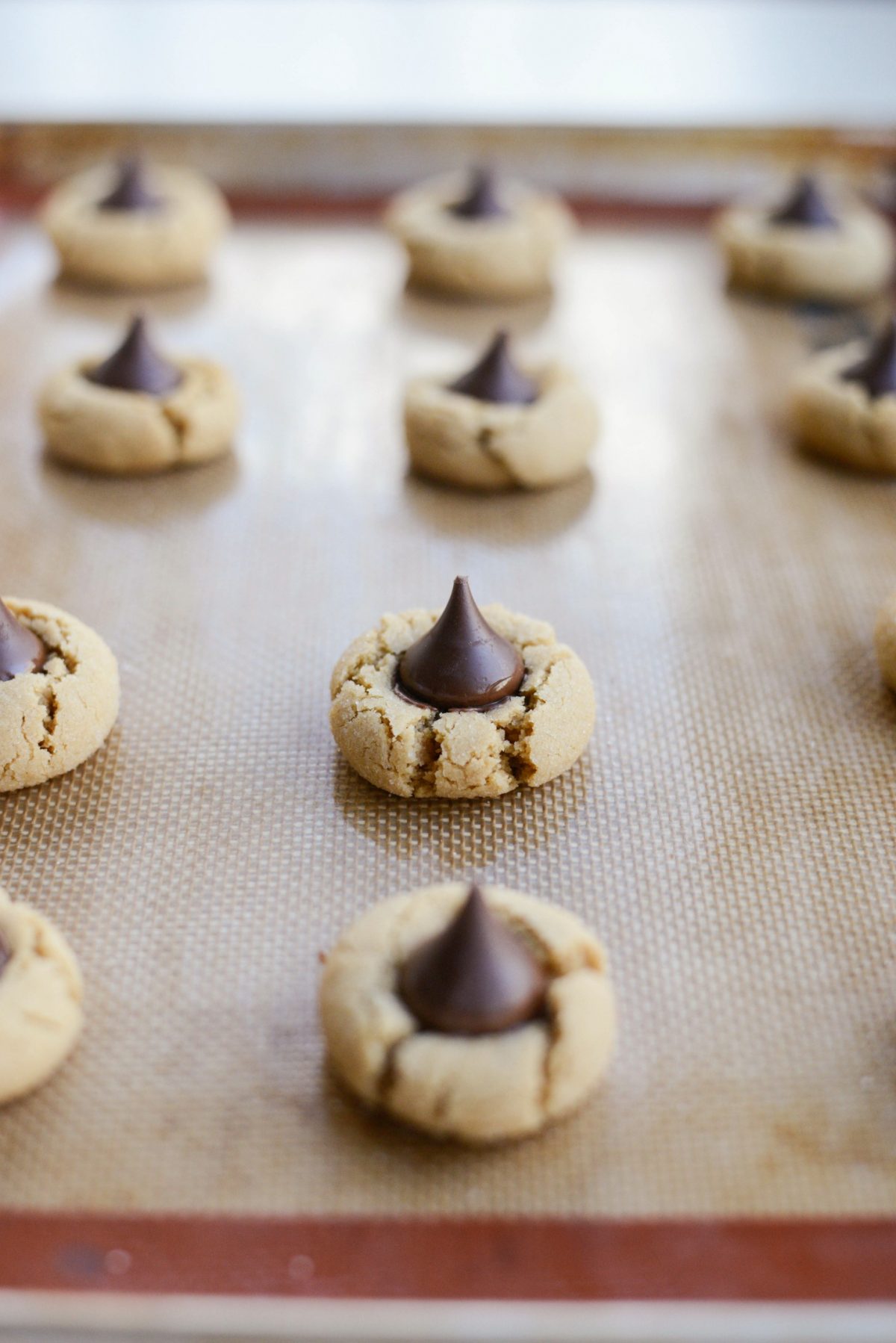 finished Peanut Butter Blossoms