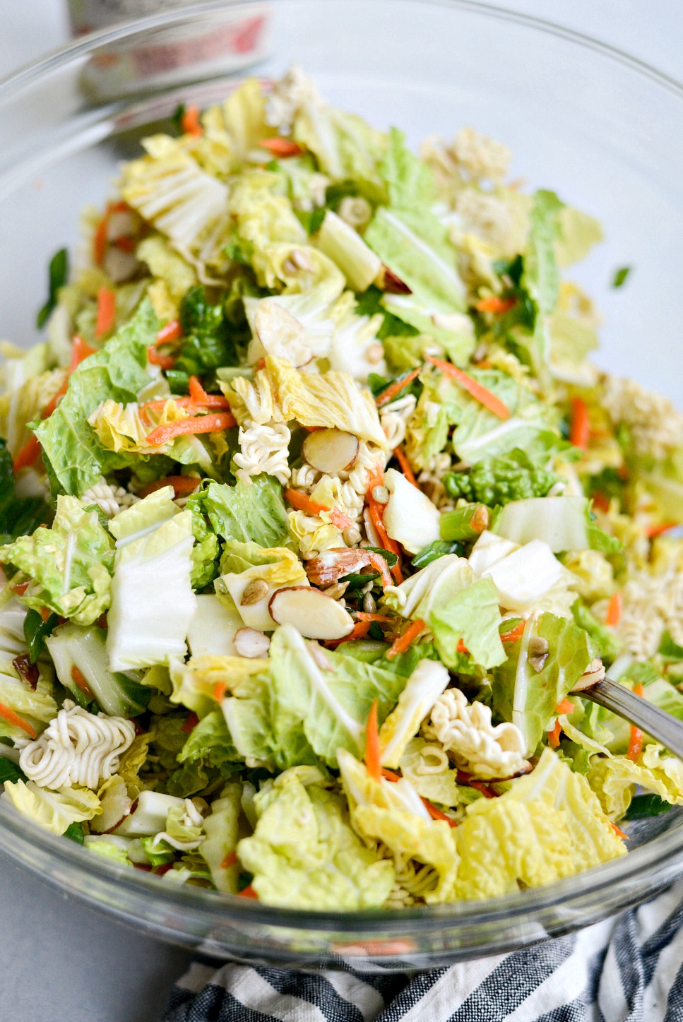 Crunchy Asian Ramen Salad - Simply Scratch