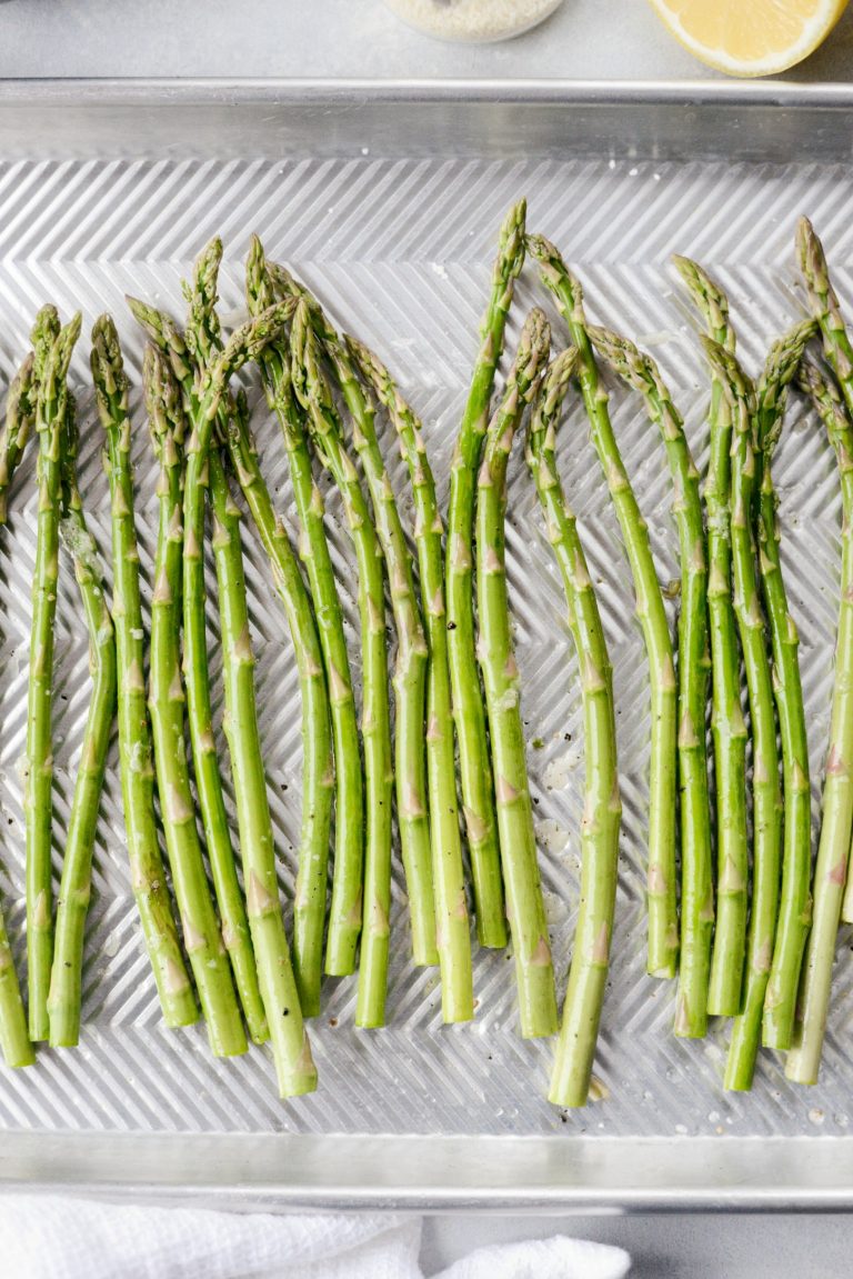 Garlicky Lemon Parmesan Roasted Asparagus Simply Scratch