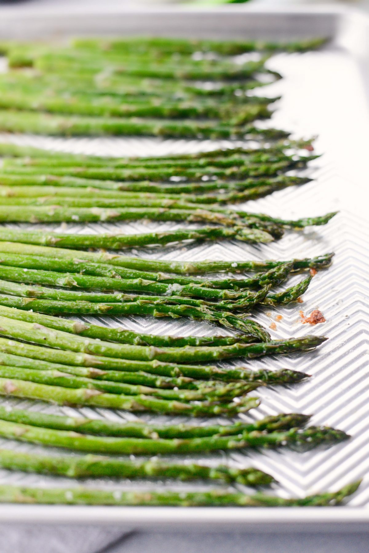 Roast the asparagus.