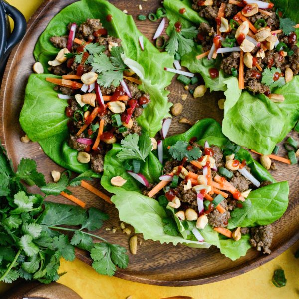 Easy Ginger Beef Lettuce Wraps Simply Scratch