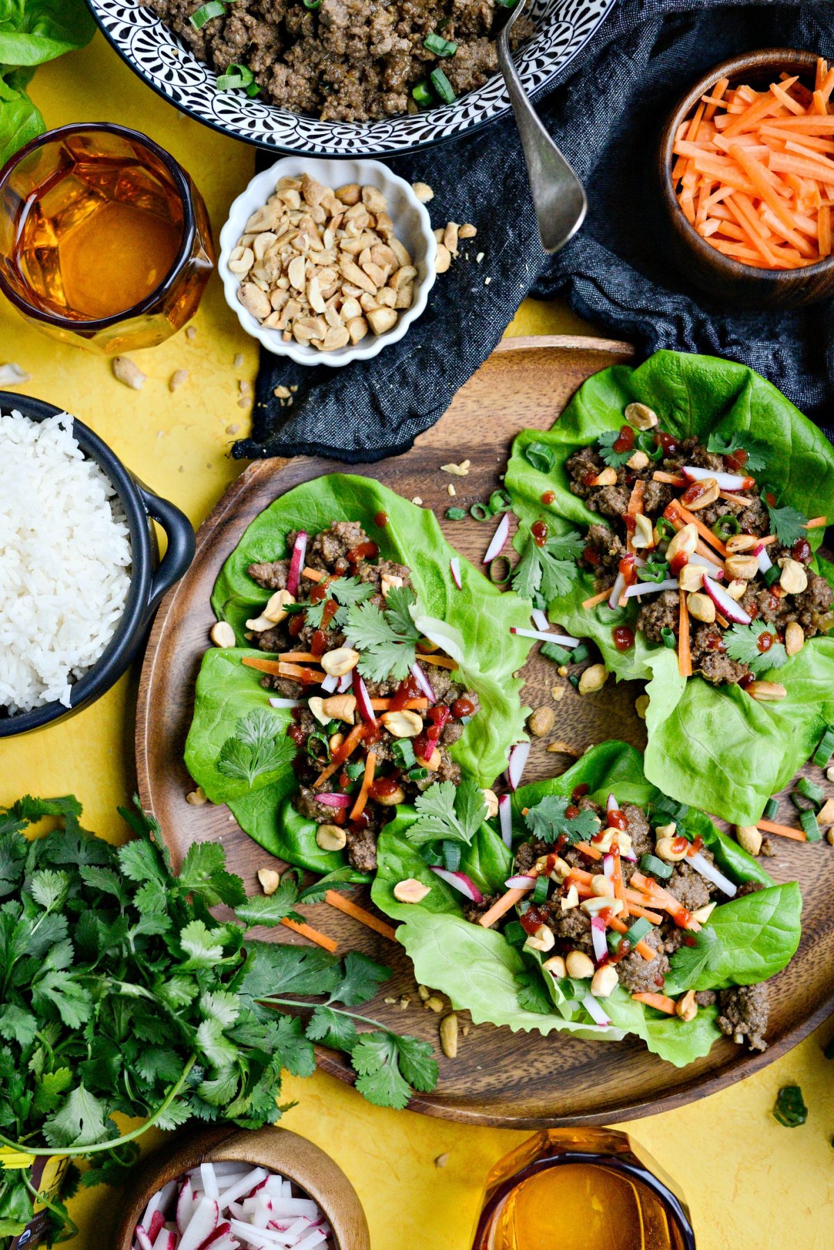 Ginger Beef Lettuce Wraps