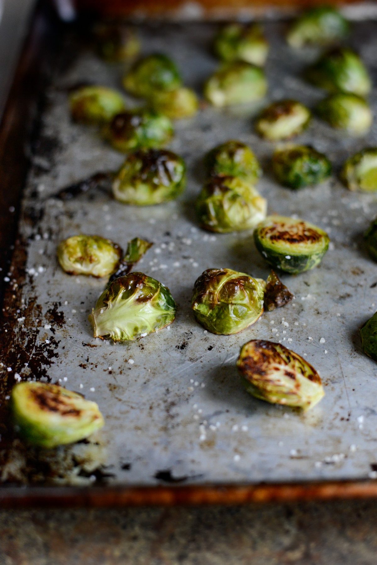 Roasted Brussels sprouts