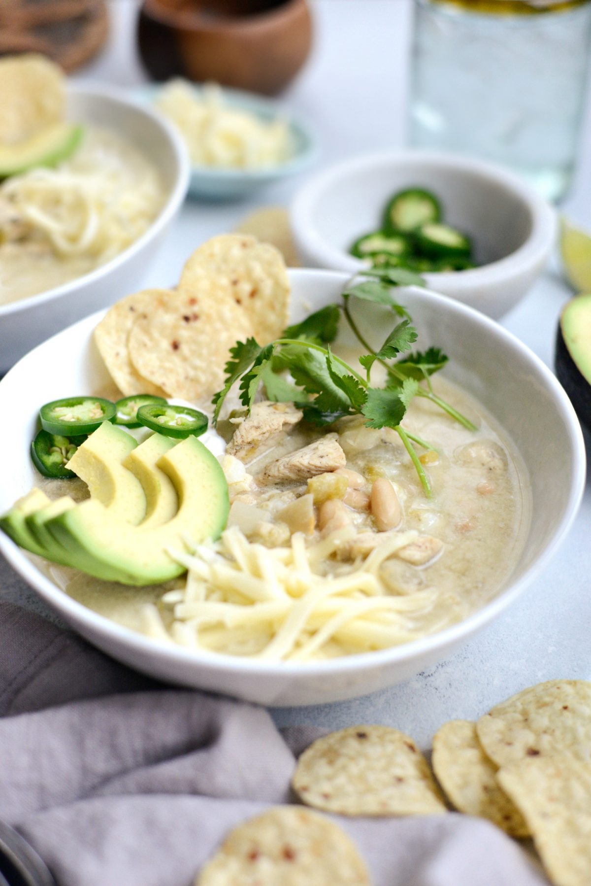 Lighter White Chicken Chili