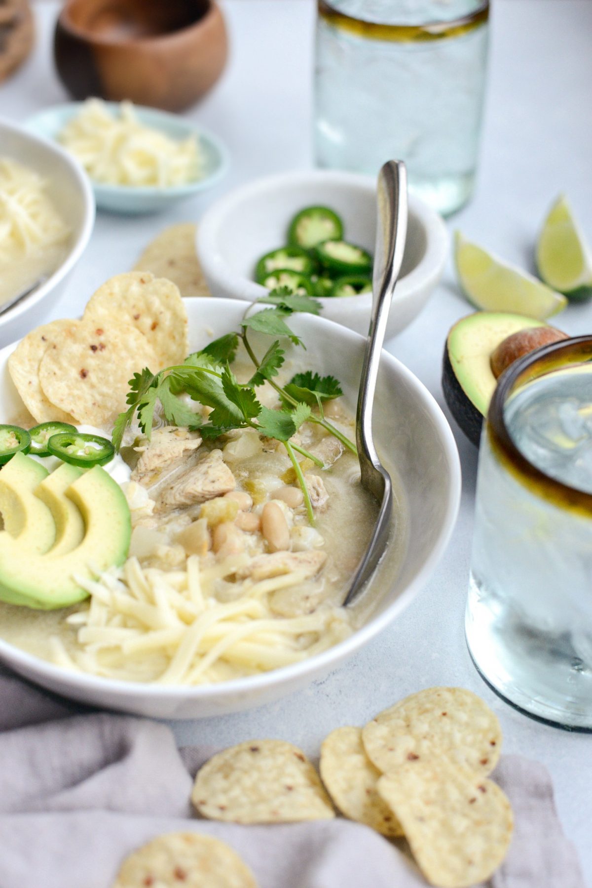 Lighter White Chicken Chili