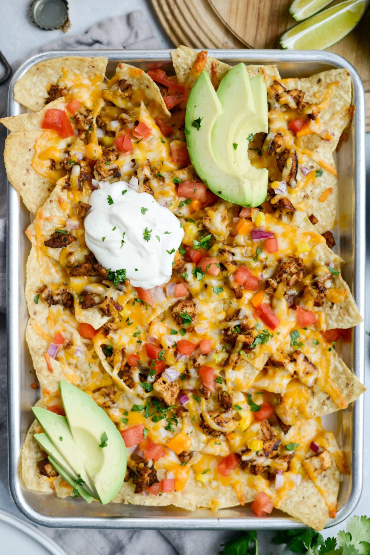 Mexicali Chicken Sheet Pan Nachos 